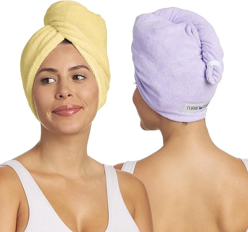 Turbie Twist Microfiber Hair Towel Wrap (2-Pack)