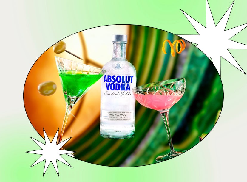 I tried 'Wicked'-themed cocktails from an Absolut cocktail kit.
