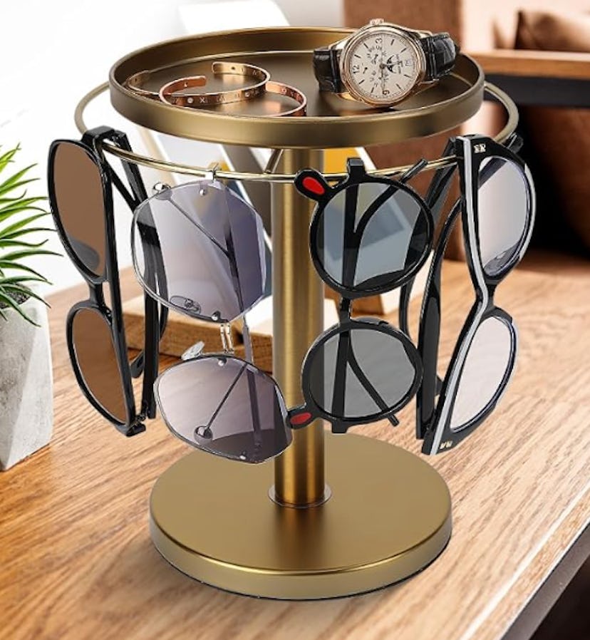 kondyfayo Rotating Sunglasses Organizer