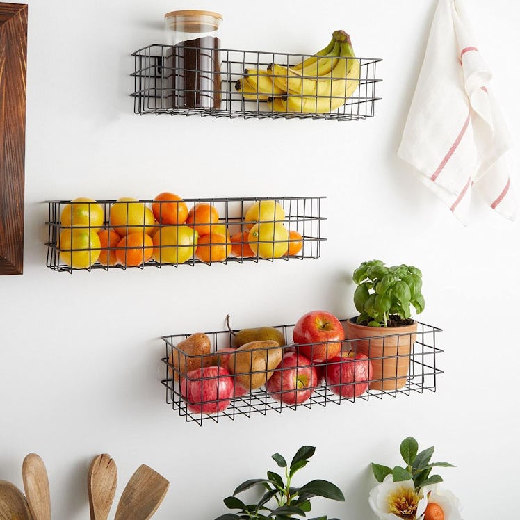 Farmlyn Creek Wall-Mounted Wire Baskets