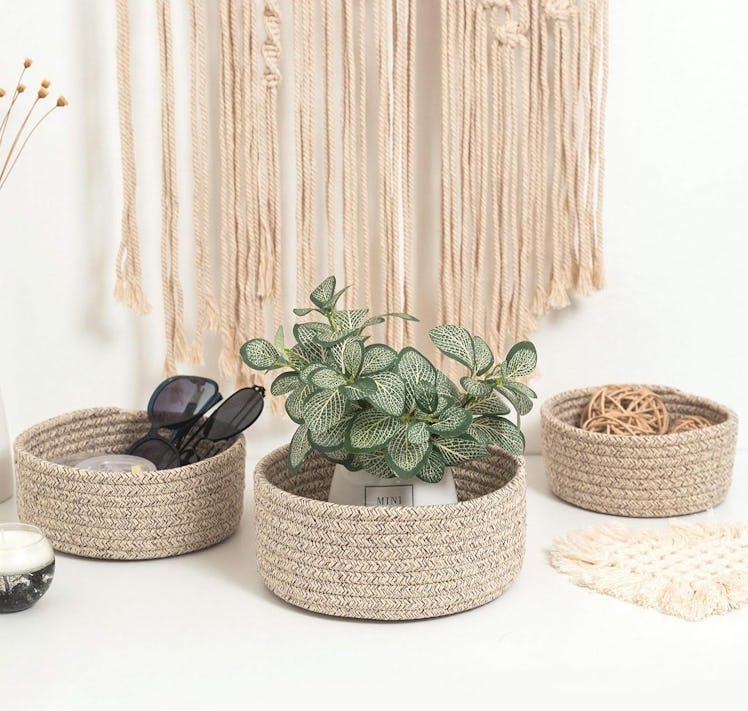 MINTWOOD Design Rope Storage Baskets (3-Pack)