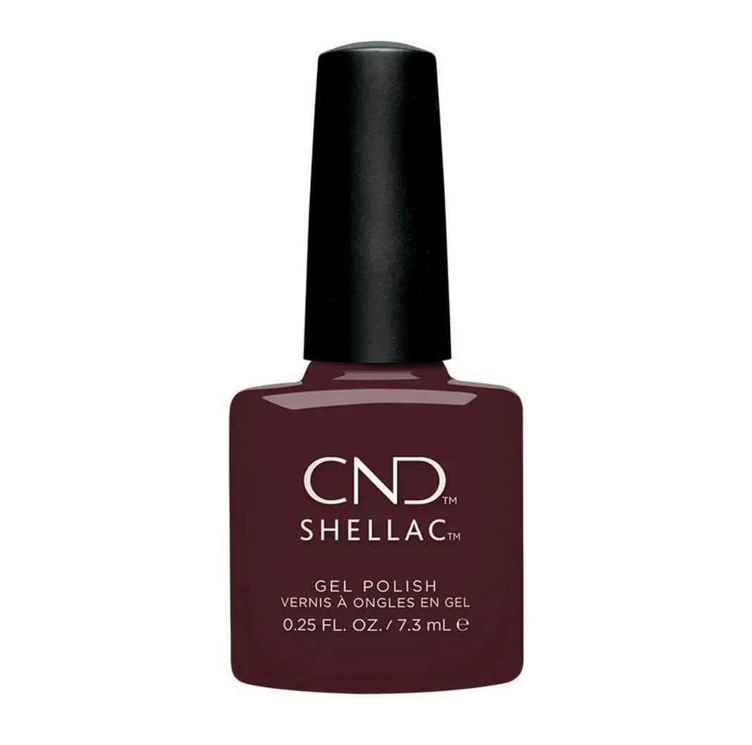 CND Shellac Gel Polish in Black Cherry
