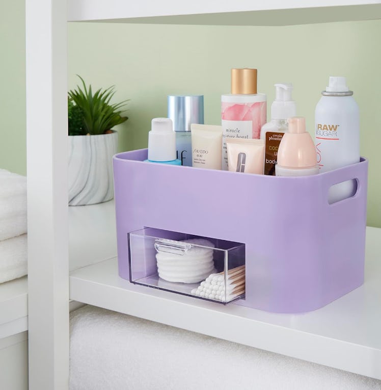 STORi Bliss Lilac Makeup Organizer