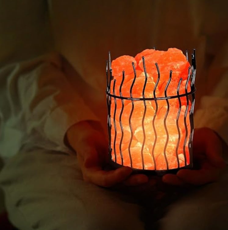 Himalayan Glow Himalayan Salt Basket Lamp