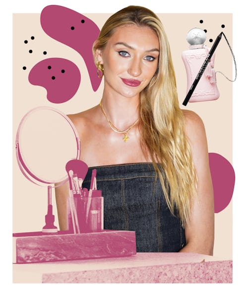 Cameron Brink speaks with Bustle about her wedding day aesthetic, game day beauty essentials, and mo...