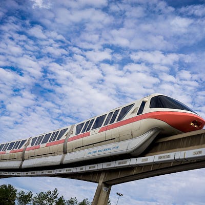 The monorail at Disney World is the center of a popular "monorail crawl" trend.