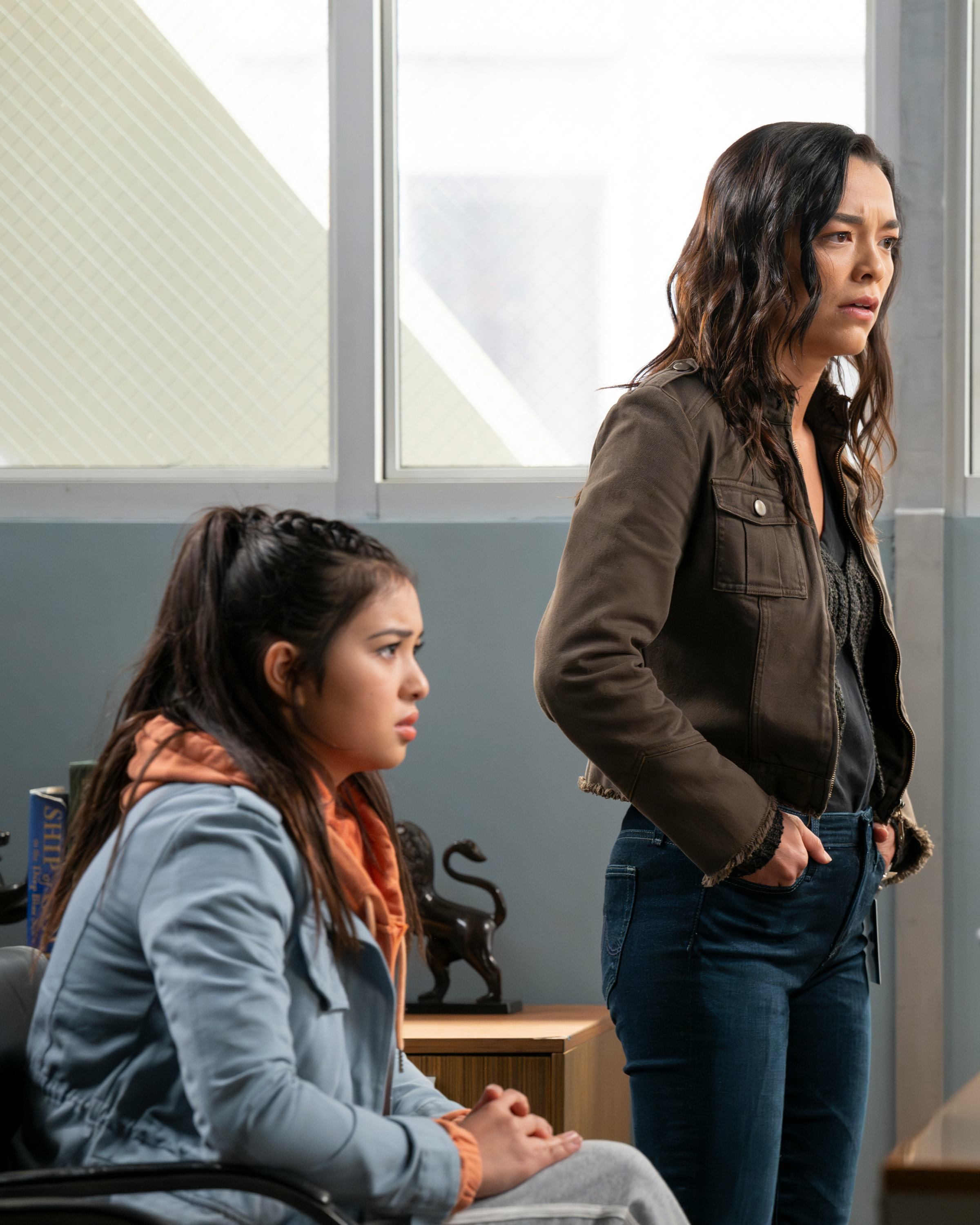 Chloe and Mika on Grey&rsquo;s Anatomy. Photo via ABC