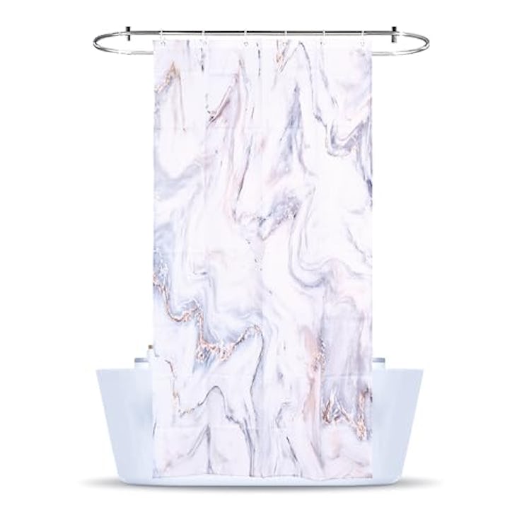 2 Lb. Depot Marble Shower Curtain