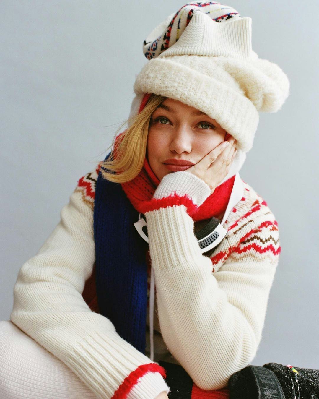 Gigi Hadid starred in Guest In Residence's new campaign.  