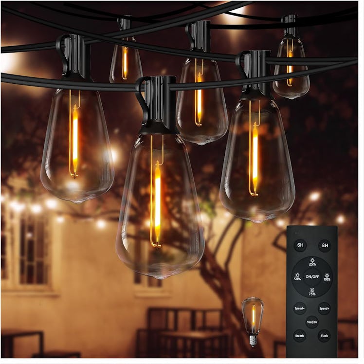 DAYBETTER Outdoor String Lights (48 Feet)