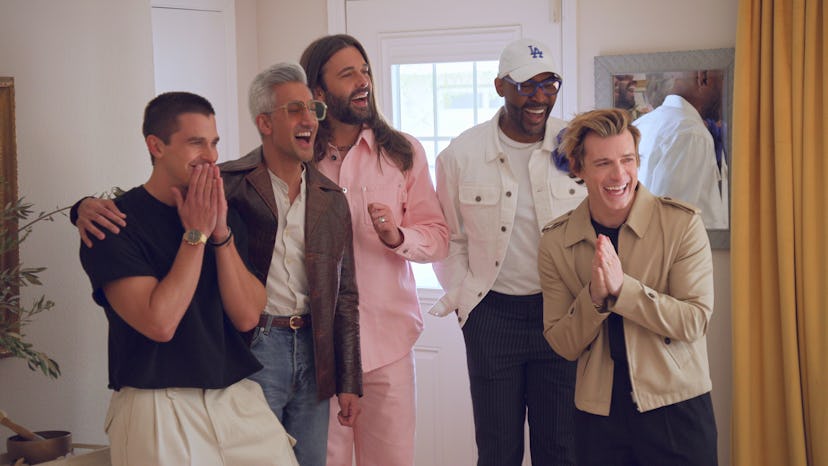 Queer Eye’s Fab Five. Photo via Netflix