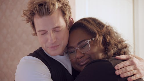 Jeremiah Brent and a Queer Eye Season 9 hero. Photo via Netflix
