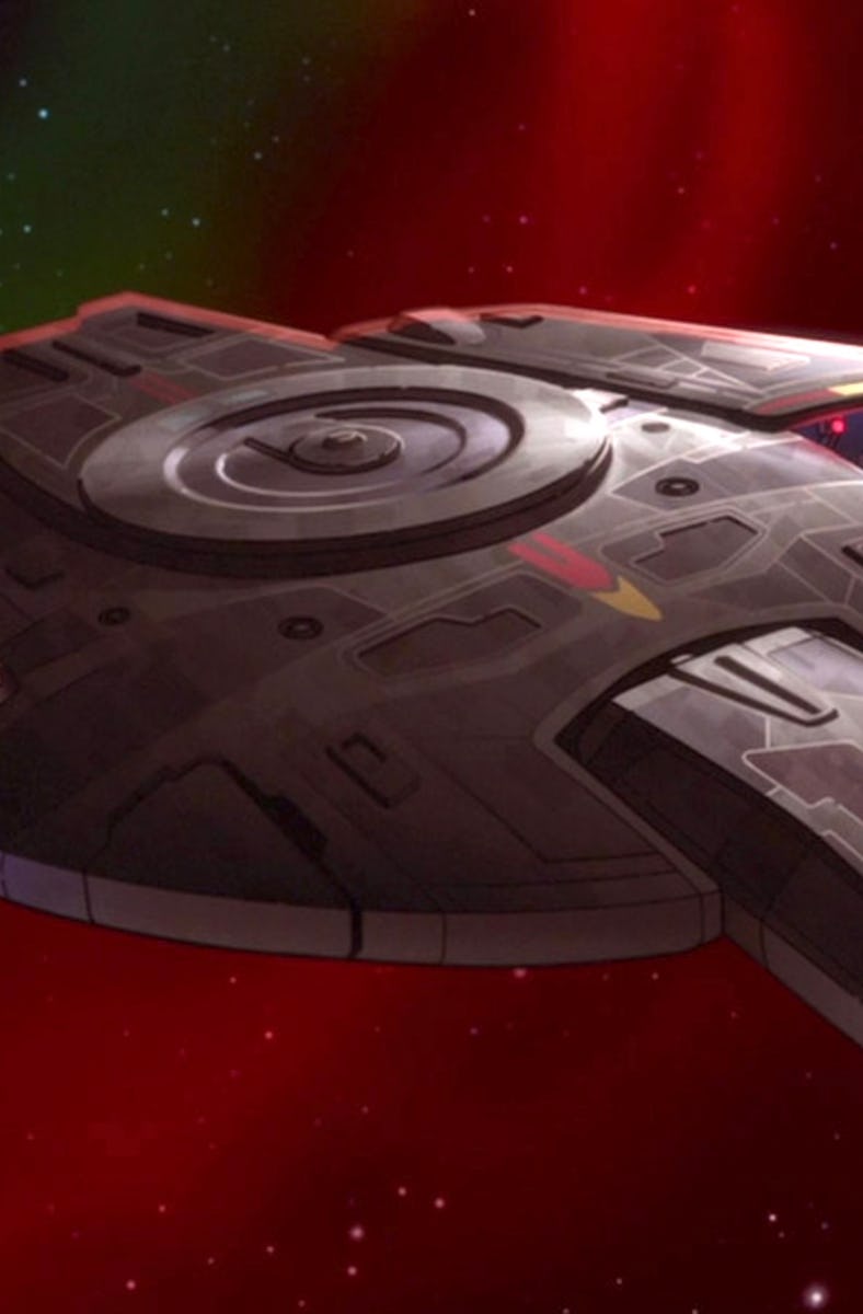 The secret Section 31 ship in 'Lower Decks.'