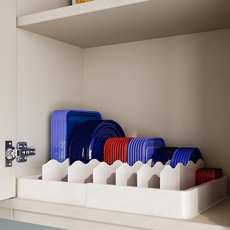 SWOMMOLY Food Storage Lid Organizer