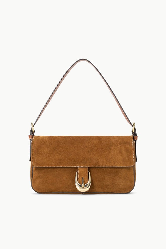 Harlow Bag in Tan Suede