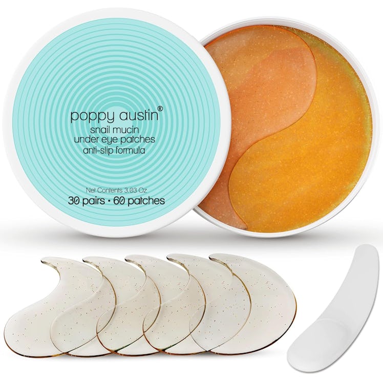 poppy austin Snail Mucin Under-Eye Patches (30 Pairs)