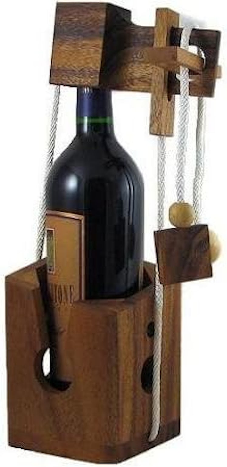 Think-n-Drink Wine Bottle Puzzle