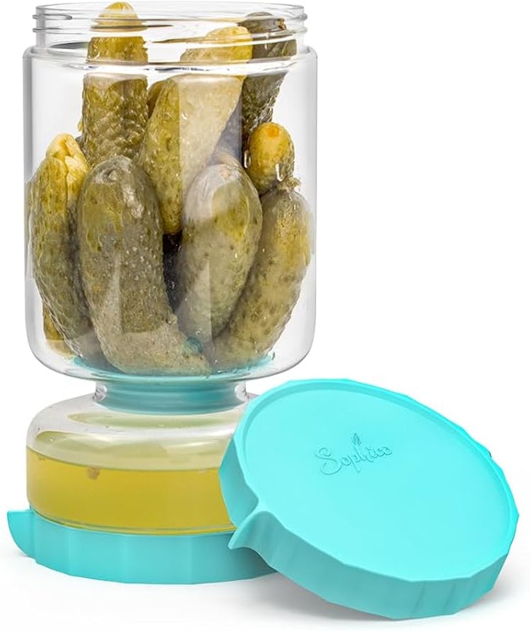 SOPHICO Pickle & Olive Hourglass Container 