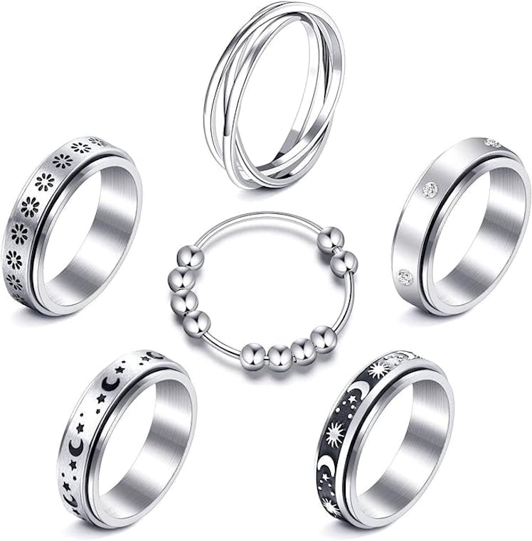 MUCAL Fidget Rings (8 Count)