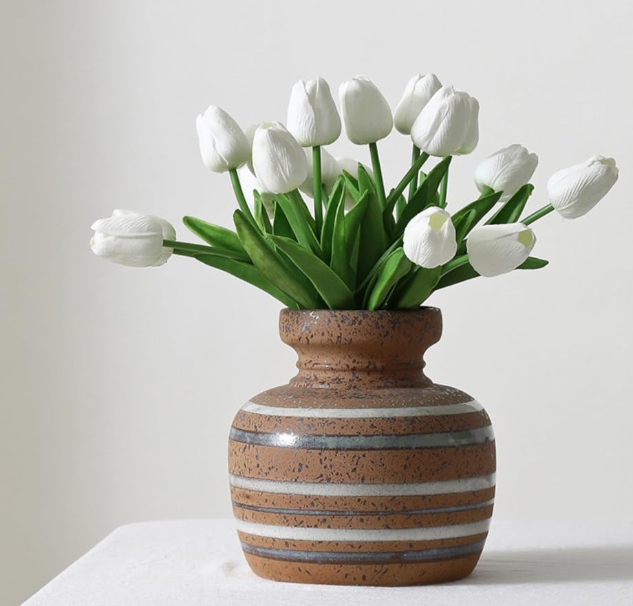 WeTop Fake Tulips Flowers