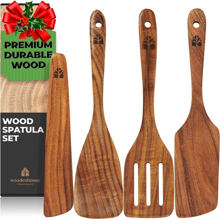 WOODENHOUSE LIFELONG QUALITY Wooden Spatulas (Set of 4)