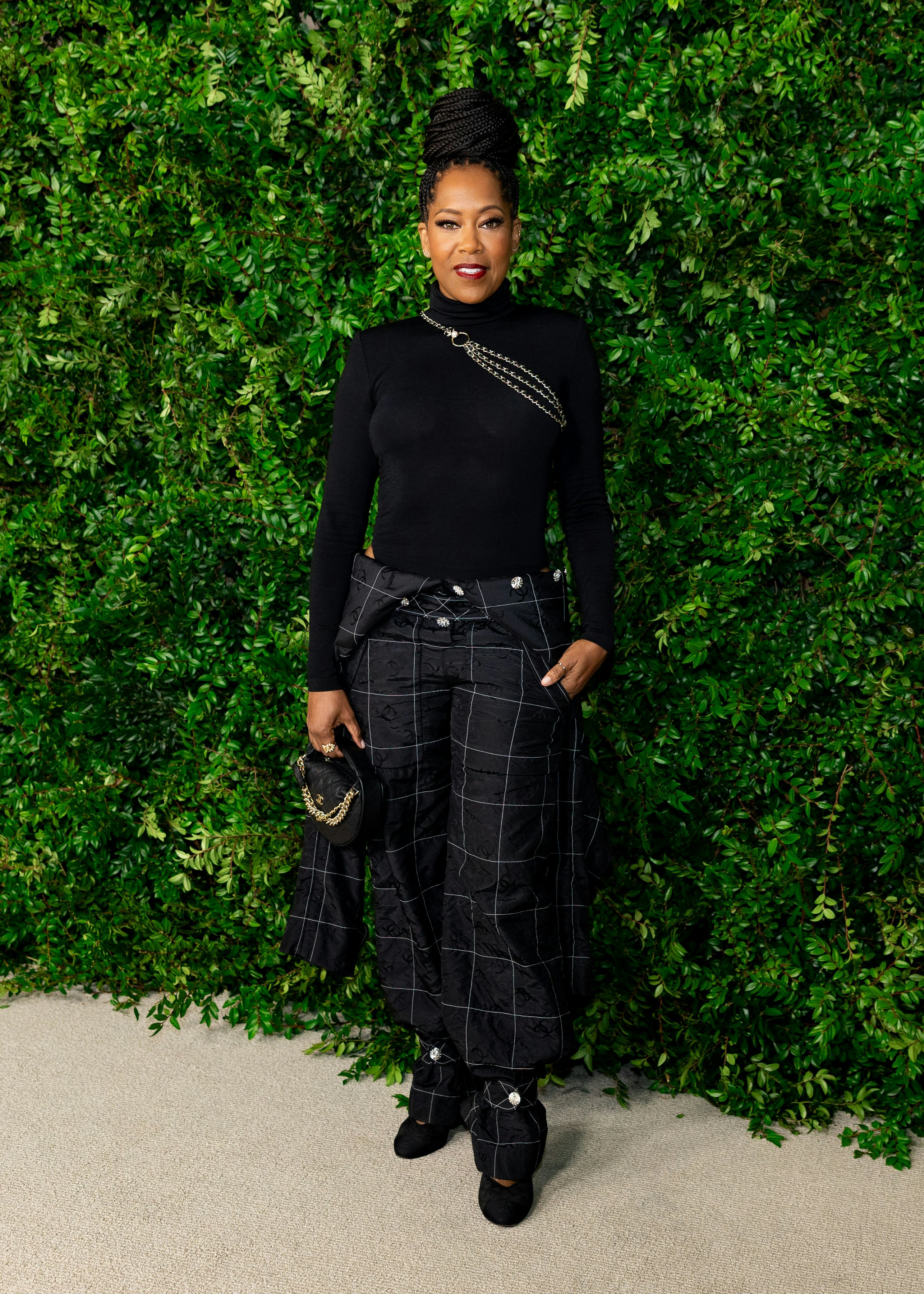 Regina King wearing CHANEL, attends the Academy Women&rsquo;s Luncheon presented by CHANEL at the Academy &hellip;