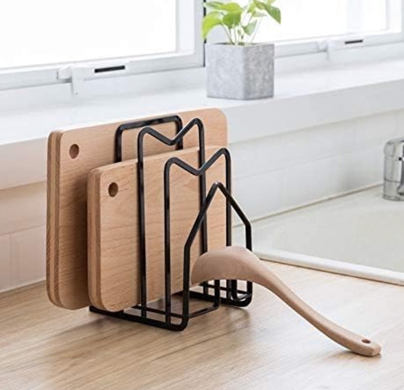 SUNFICON Cutting Board Rack