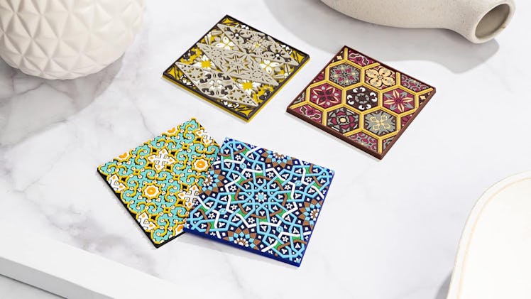  MOSAICANA Coasters for Drinks (Set of 4)