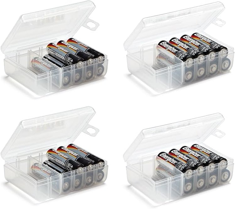 GlossyEnd Battery Storage Box (4-Pack)