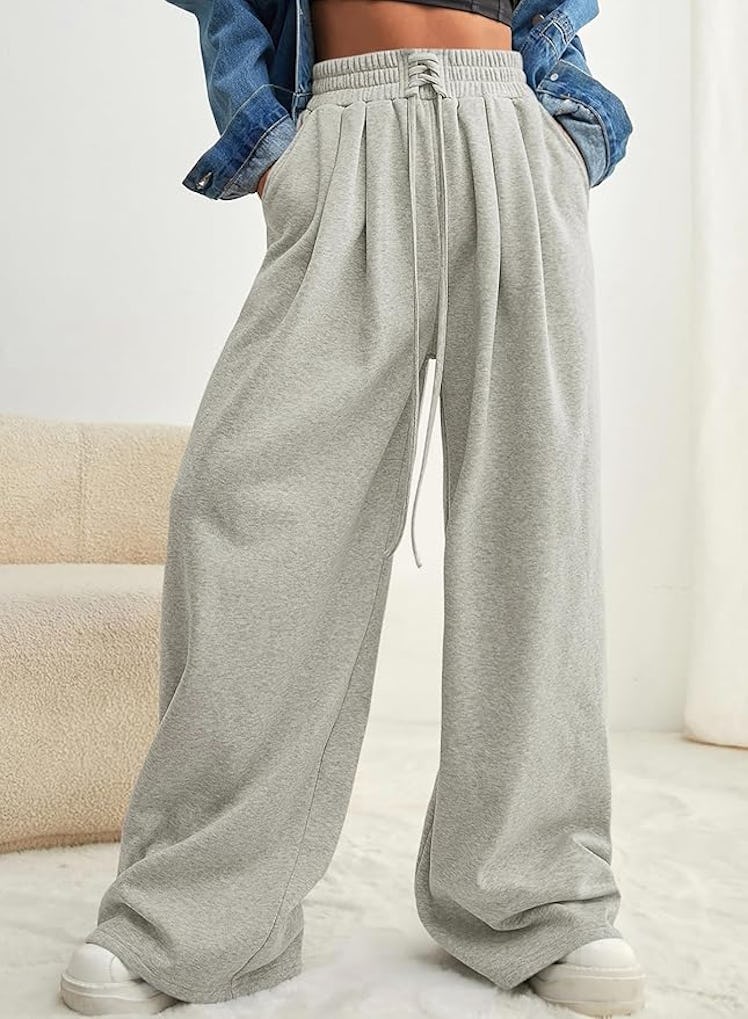 Aleumdr Wide Leg Sweatpants