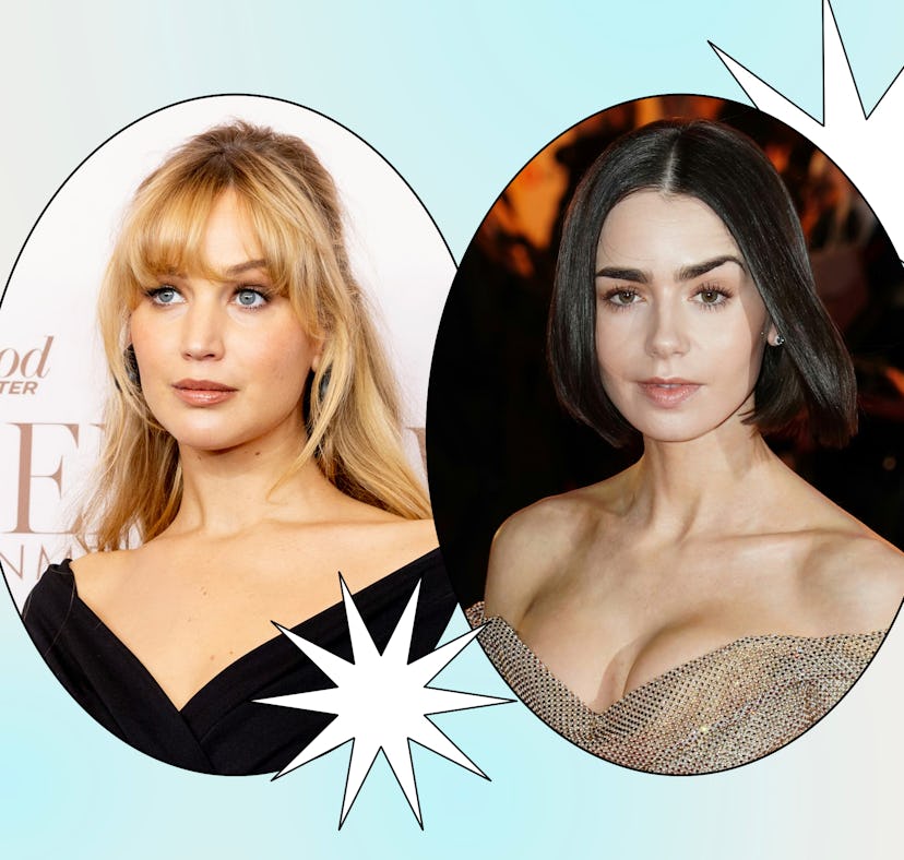 Jennifer Lawrence and Lily Collins