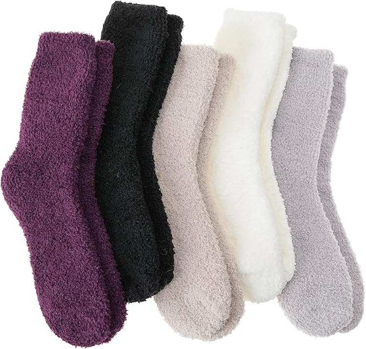 MOGGEI Fuzzy Socks (5-Pack)