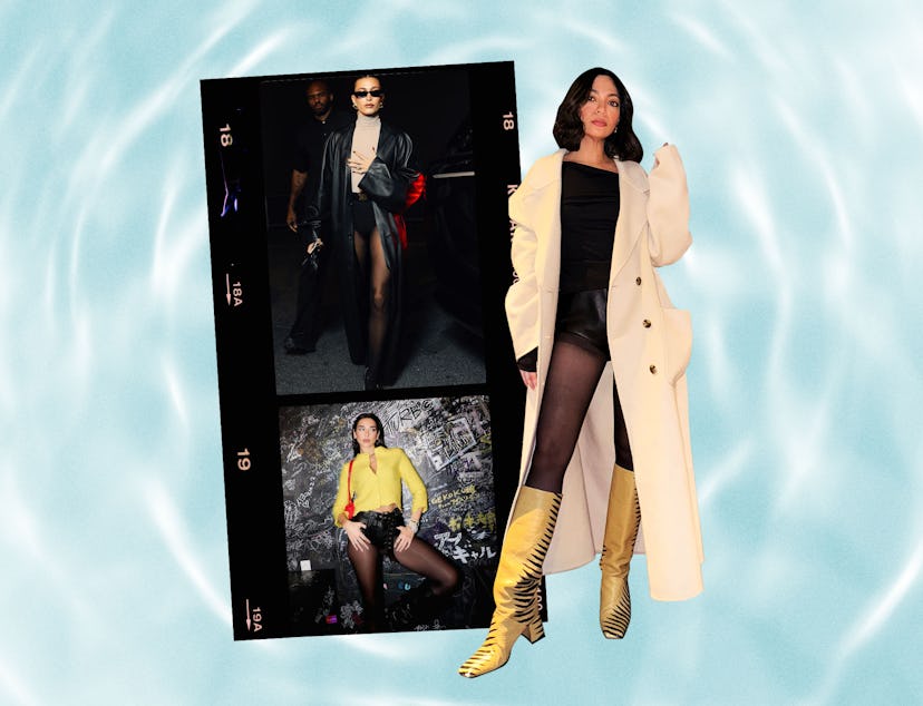 I tried Hailey Bieber's go-to no-pants trend on a first date.