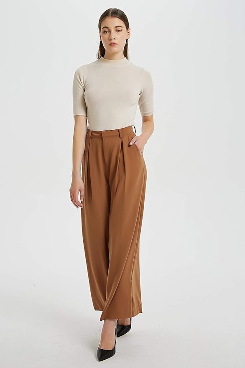 Tronjori Wide Leg Trousers