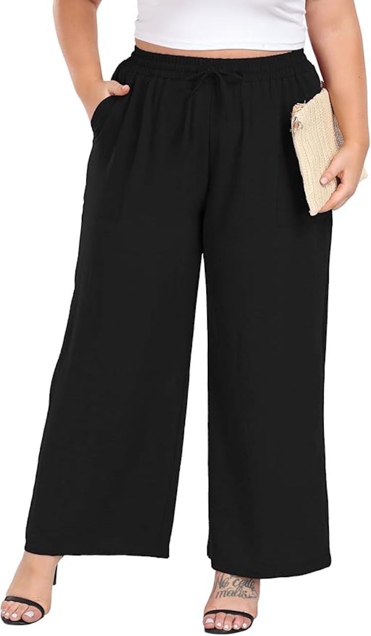 Lastshe Drawstring Waist Trousers