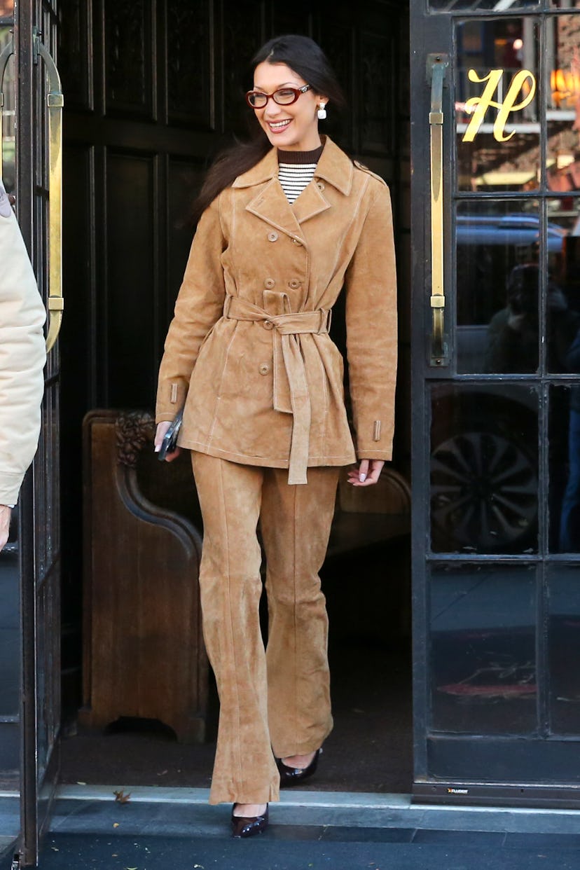Bella Hadid in New York City, December 12, 2024.