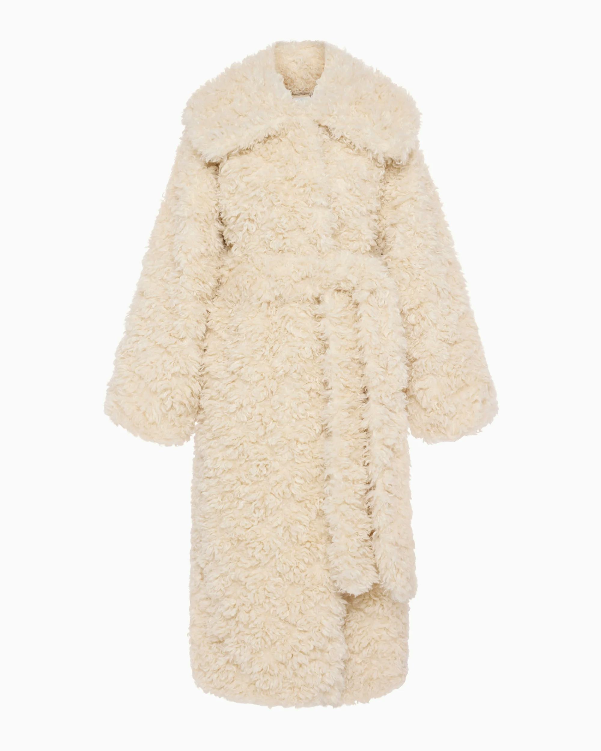 Shaggy Faux Fur Oversized Coat