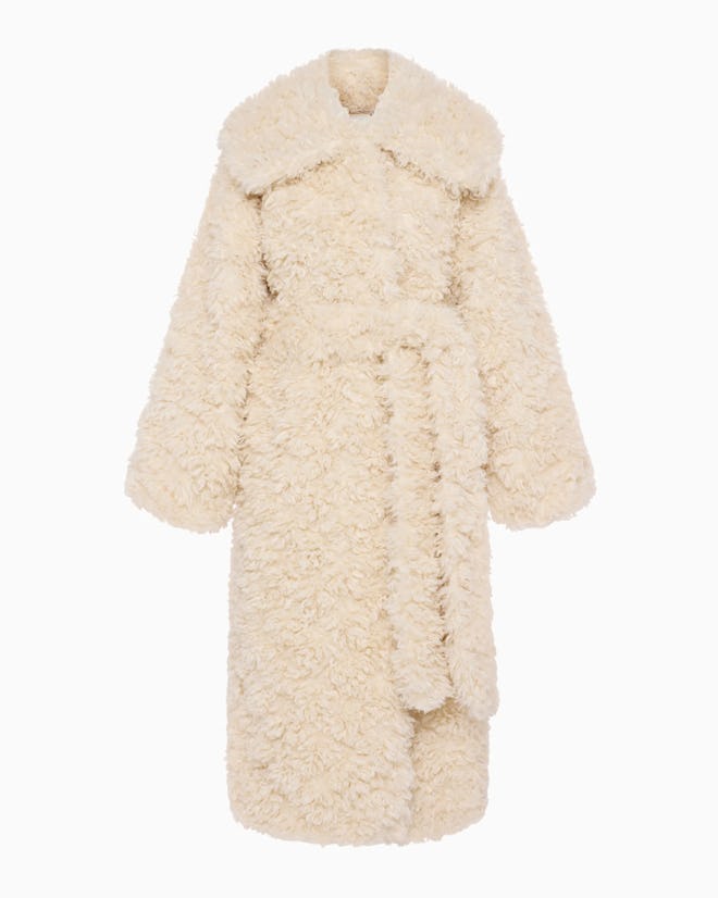 Shaggy Faux Fur Oversized Coat