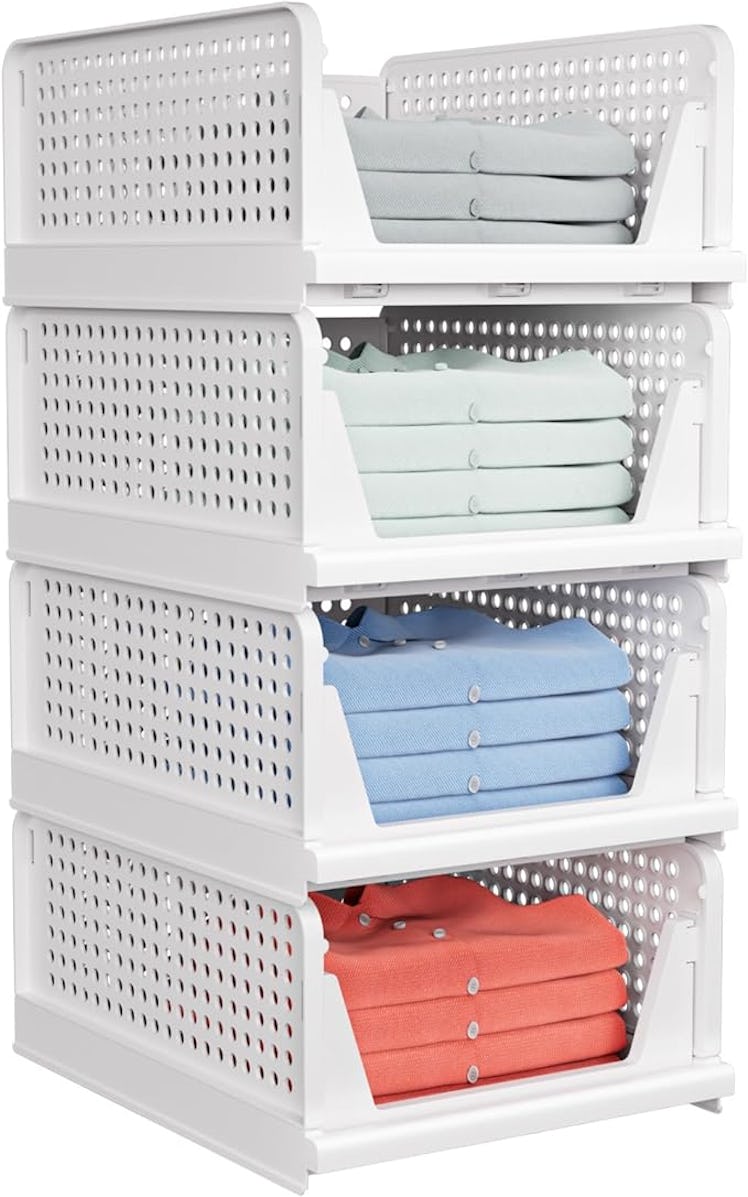 caktraie Folding Closet Organizers (4-Pack)