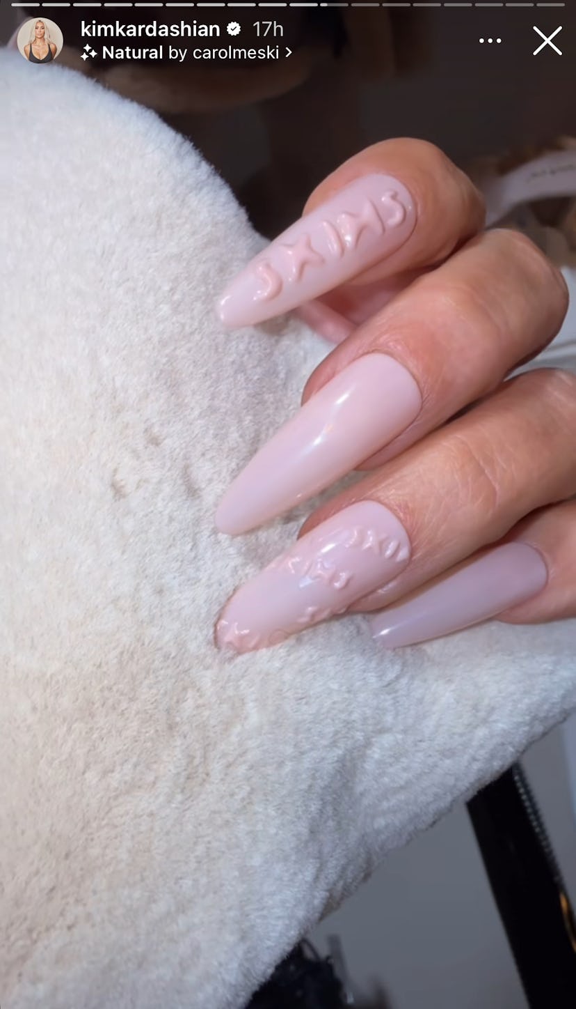 Kim Kardashian’s nails.