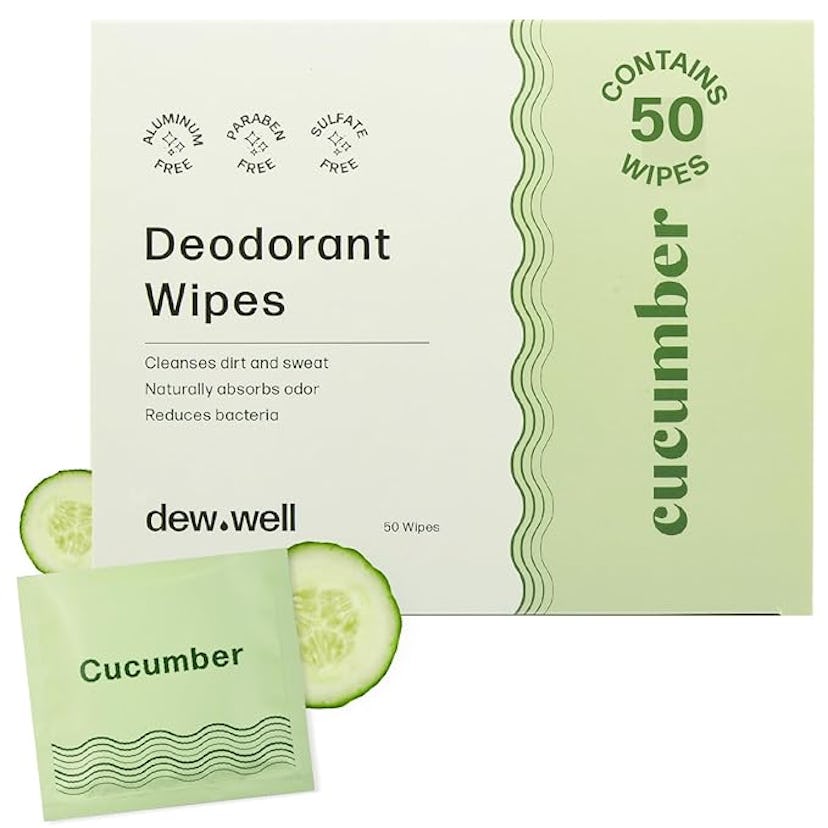 Dew Well Refresh Deodorant Wipes (50-Pack)