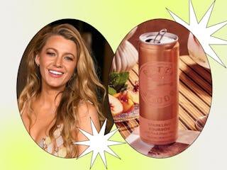 I tried the new Betty Booze Sparkling Bourbon with Peach Honey Mint flavor from Blake Lively.