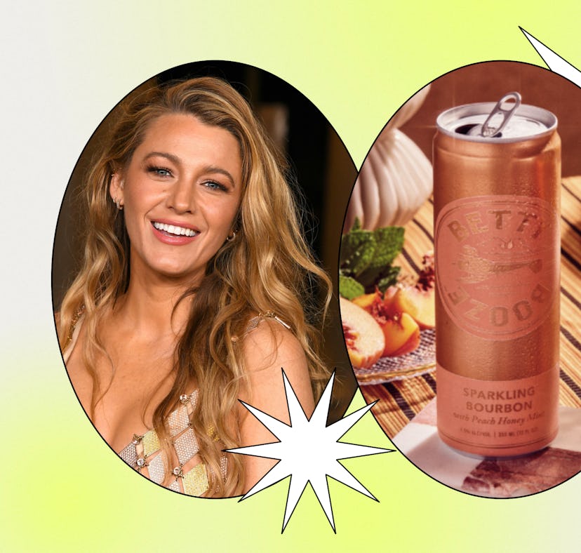 I tried the new Betty Booze Sparkling Bourbon with Peach Honey Mint flavor from Blake Lively.