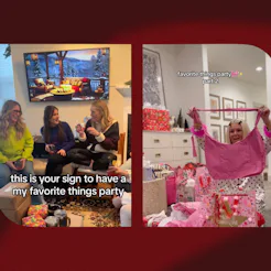 What is a "Favorite Things Party"?