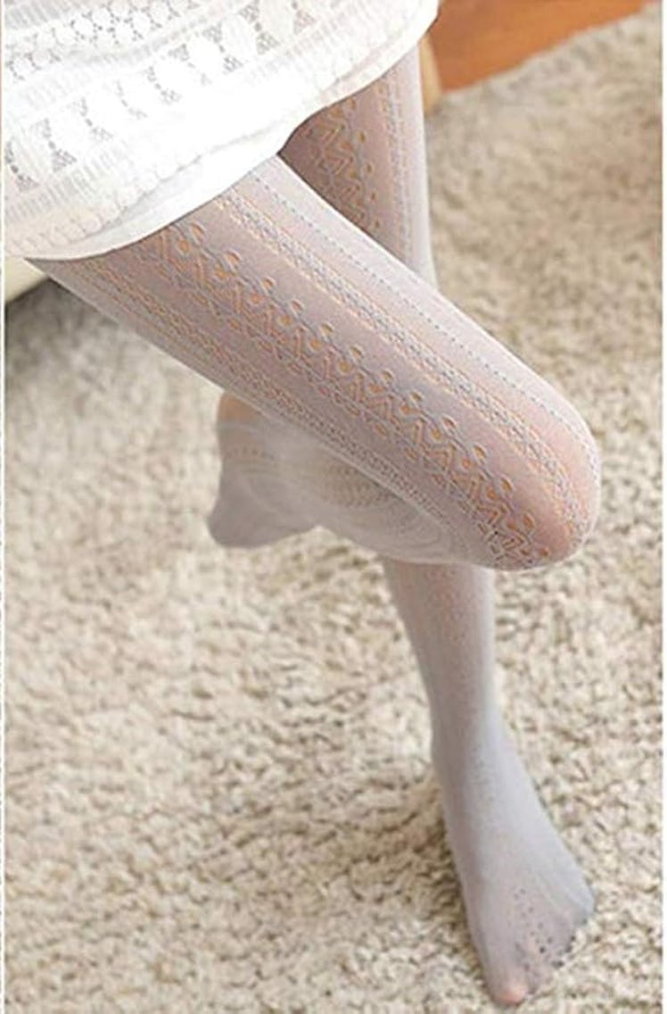 SurBepo Knitted Patterned Stockings