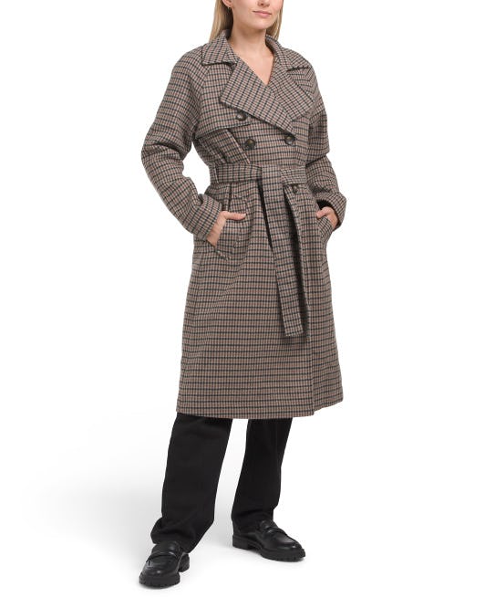 Sam Edelman Notch Collar Trench Coat