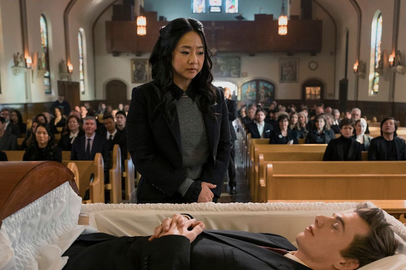 Stephanie Hsu in her new tv show, Laid.