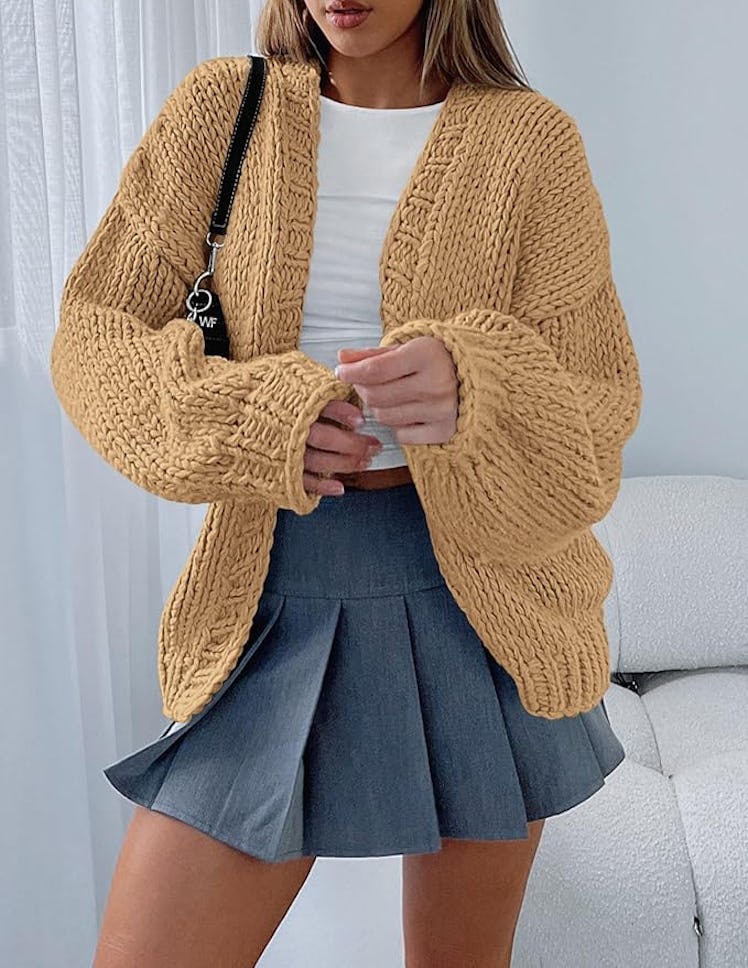 PRETTYGARDEN Chunky Cardigan Sweater