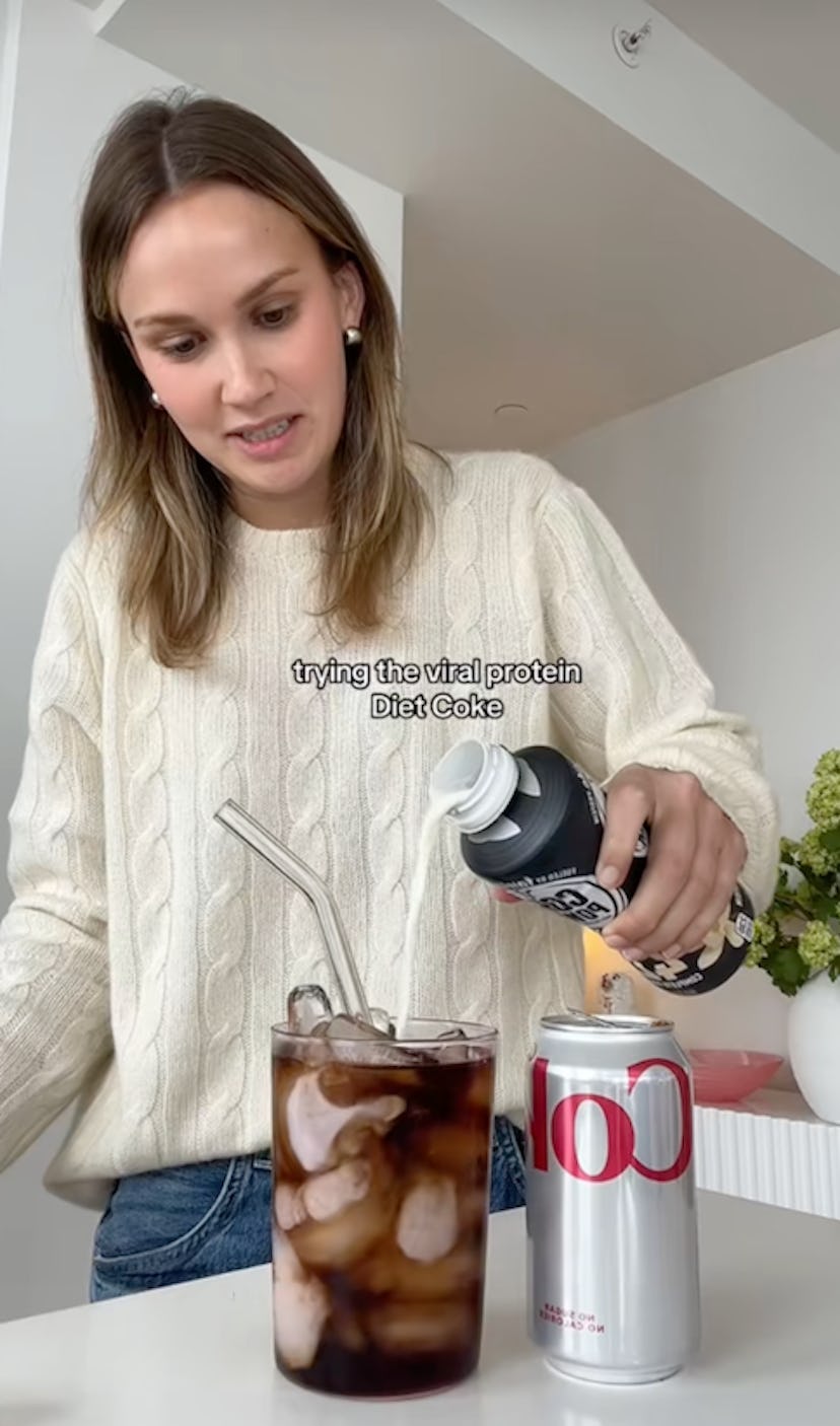 Diet coke and protein trend.