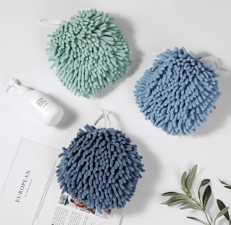 Nulubuu Chenille Ball Towels (Set of 3)